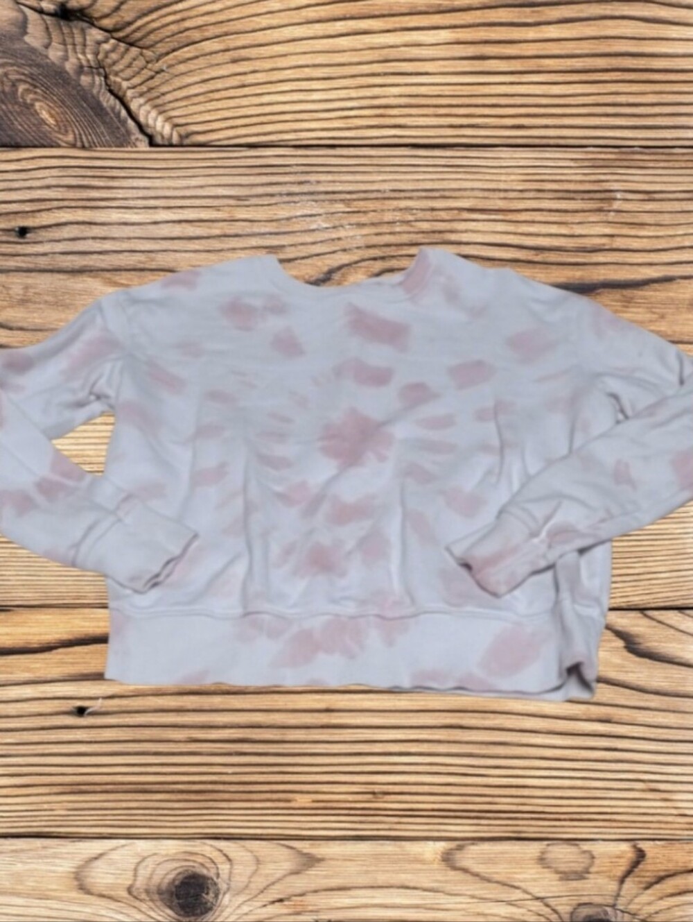 WOMEN'S TIME AND TRU TIE DYE SWEATSHIRT